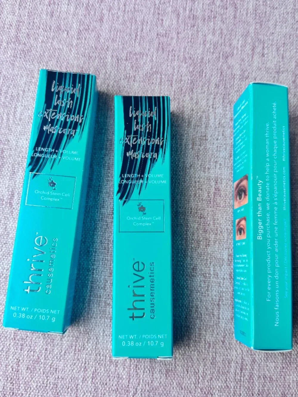 3pcs/ Full Size/Thrive Causemetics Liquid Lash Extensions Brynn Rich Black .NEW